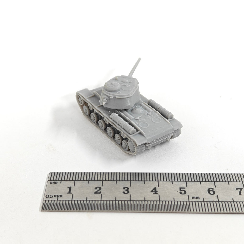 WWII Soviet KV-85 Heavy Tank,3D Printed,1/144 Scale Mini Tank Model,Resin