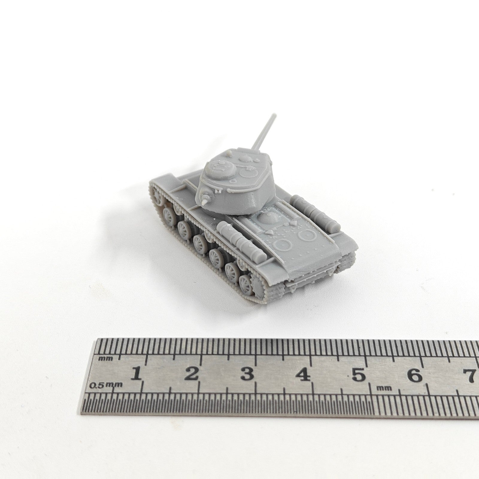 WWII Soviet KV-85 Heavy Tank,3D Printed,1/144 Scale Mini Tank Model,Resin
