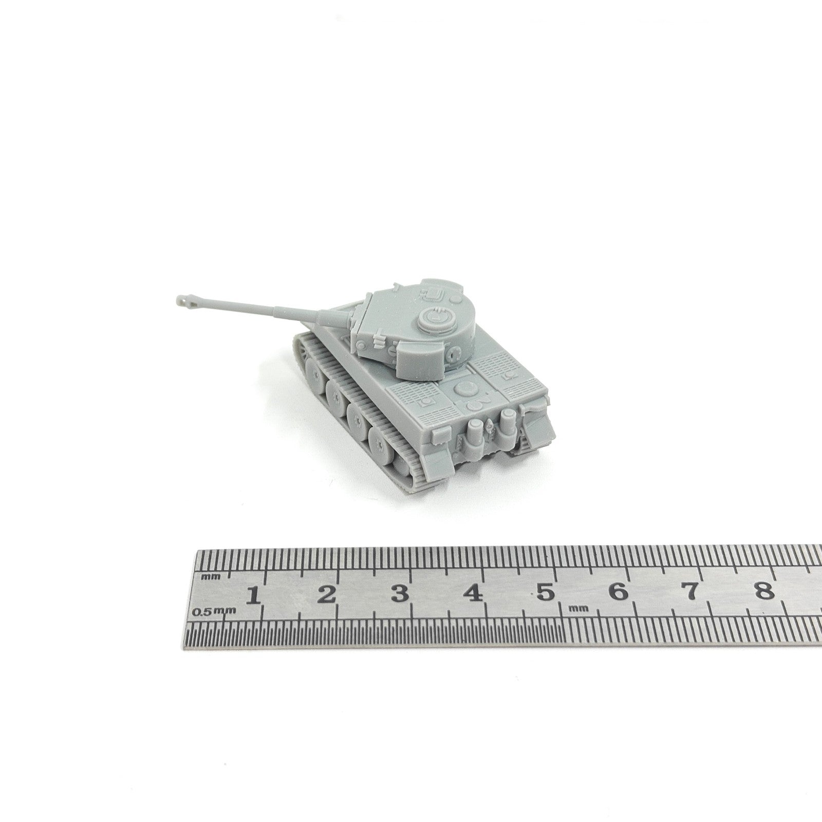 WWII German Tiger I Heavy Tank,3D Printed,1/144 Mini Tank Model,Resin