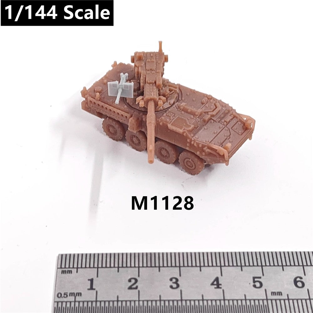 US Army Stryker M1128,3D Printed,1/144 Scale Mini Tank Model,Resin