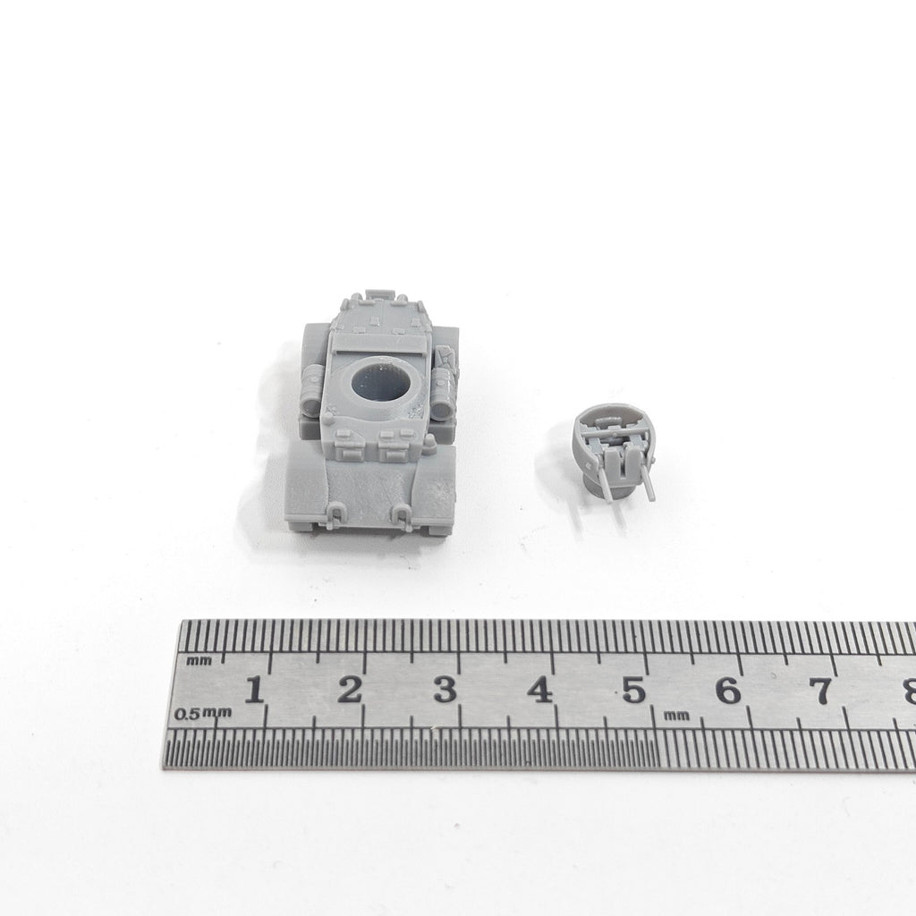 WWII British T17E2 Staghound AA,3D Printed,1/144 Scale Mini Tank Model,Resin