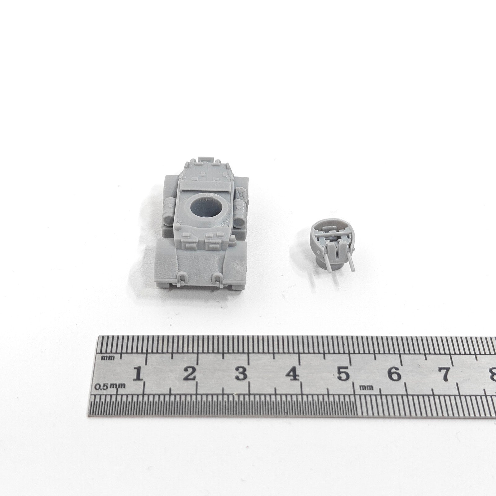 WWII British T17E2 Staghound AA,3D Printed,1/144 Scale Mini Tank Model,Resin