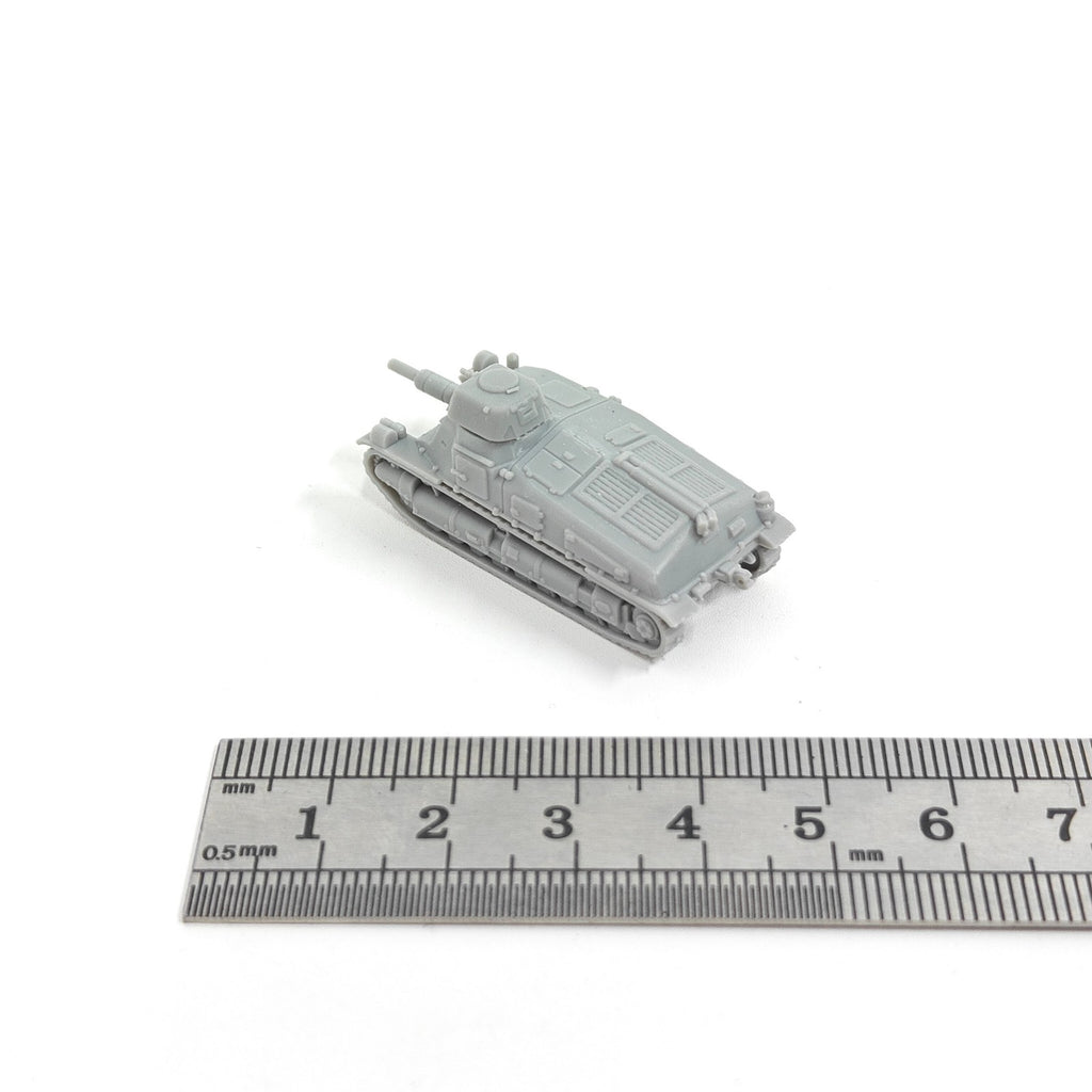 French S-40 Anti-tank Gun, 3D Printed ,1/144 Scale Mini Tank Model,Resin