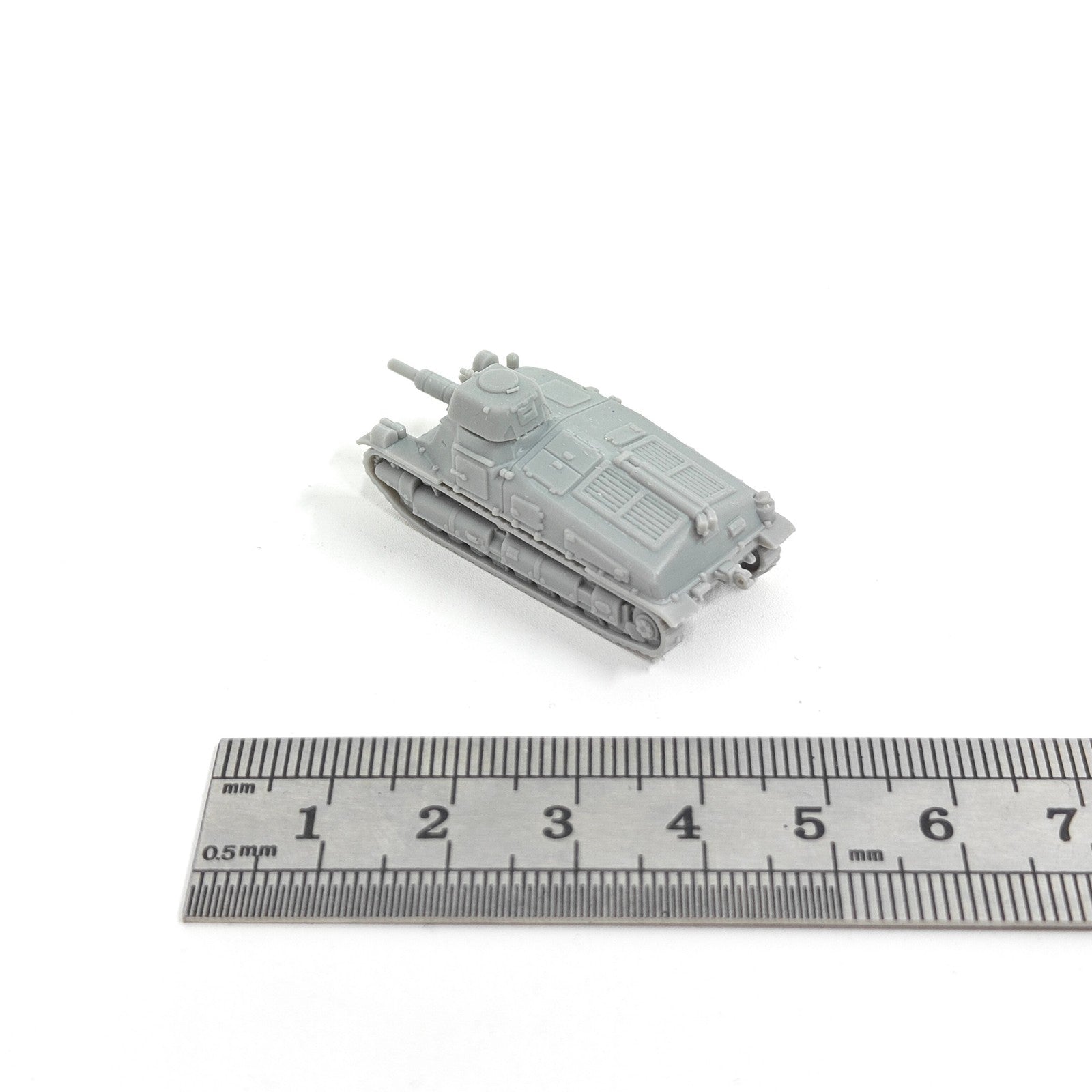 French S-40 Anti-tank Gun, 3D Printed ,1/144 Scale Mini Tank Model,Resin