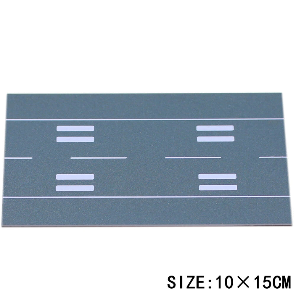 DIY Mini Simulation Passenger Aircraft Model Runway Platform 15x10cm