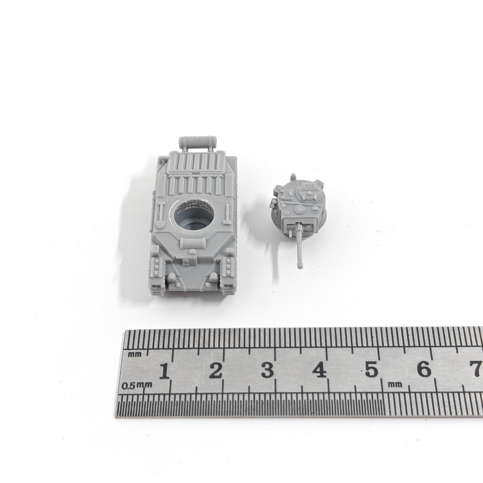 WWII British Matilda II Tank,3D Printed,1/144 Scale Mini Tank Model,Resin