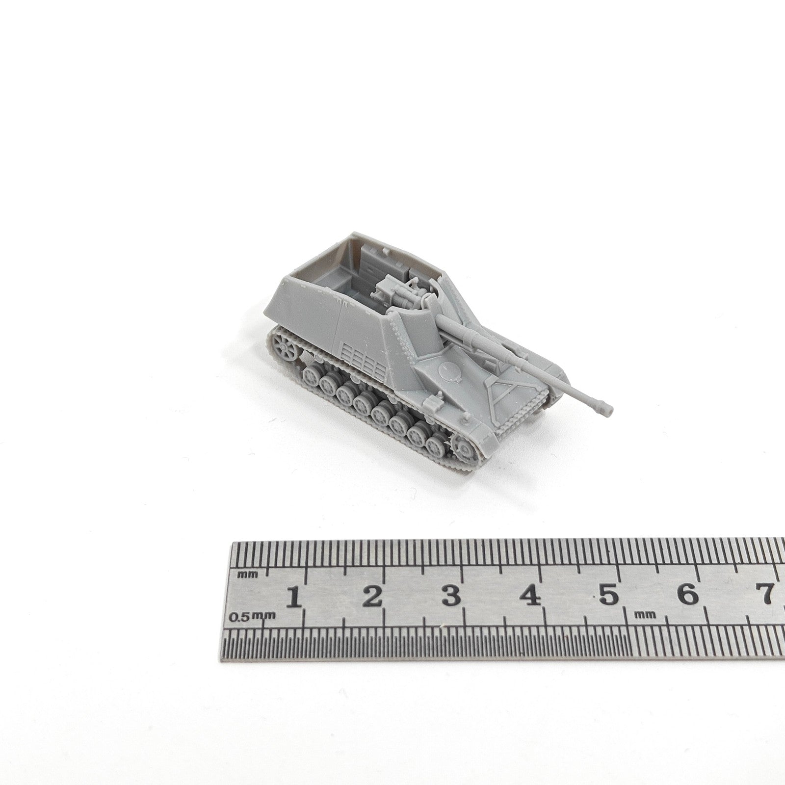 WWII German Sd.Kfz.164 Nashorn SPG,3D Printed,1/144 Tank Model,Resin
