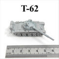 Soviet T-62 Main Battle Tank,3D Printed,1/144 Scale Mini Tank Model,Resin