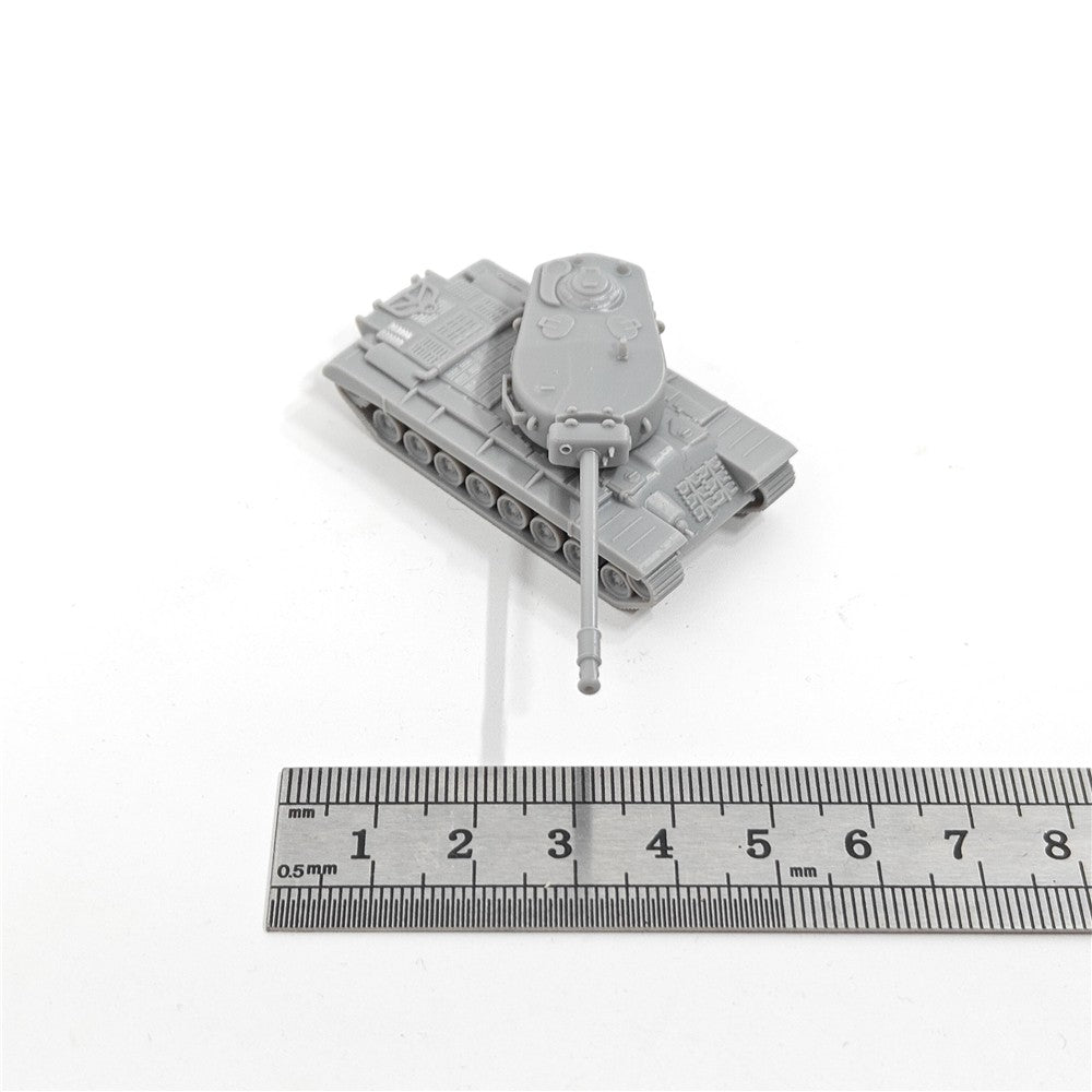 WWII US Army T34 Heavy Tank,3D Printed,1/144 Scale Mini Tank Model,Resin