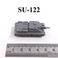 WWII Soviet SU-122 Tank Destroyer,3D Printed,1/144 Scale Mini Tank Model,Resin
