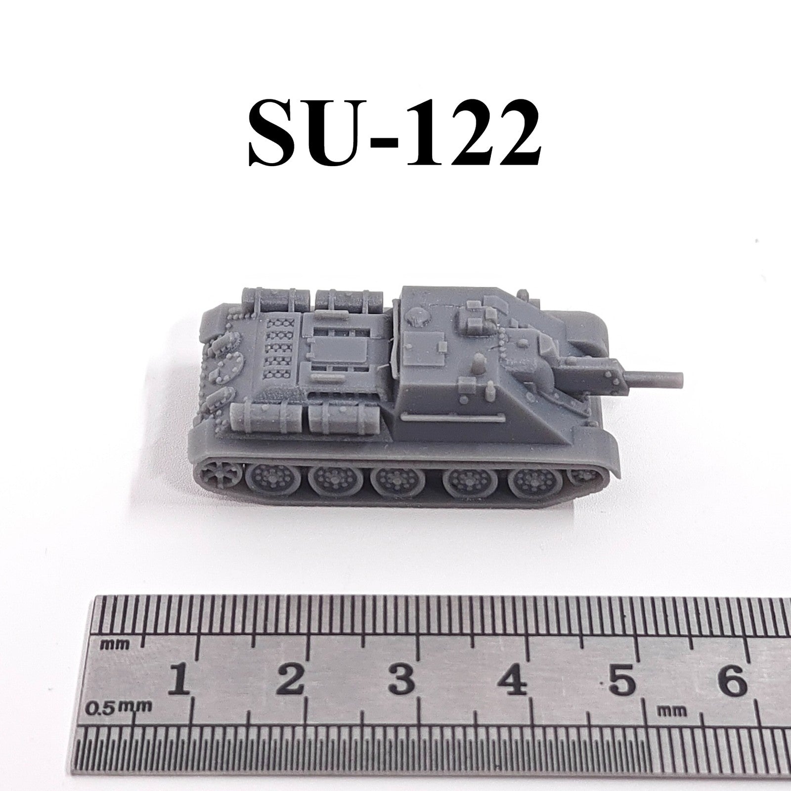 WWII Soviet SU-122 Tank Destroyer,3D Printed,1/144 Scale Mini Tank Model,Resin