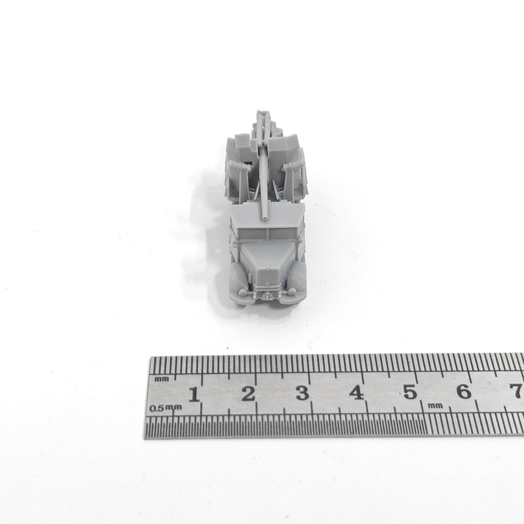 Italian 3RO 90/53 Antiaircraft Gun,3D Printed,1/144 Scale Mini Tank Model,Resin