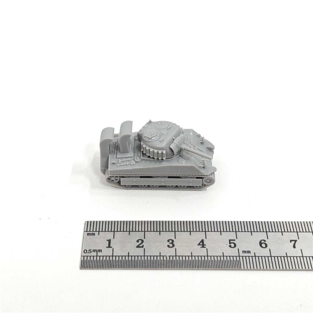 US Army Deep Wading Sherman Tank,3D Printed,1/144 Scale Mini Tank Model,Resin