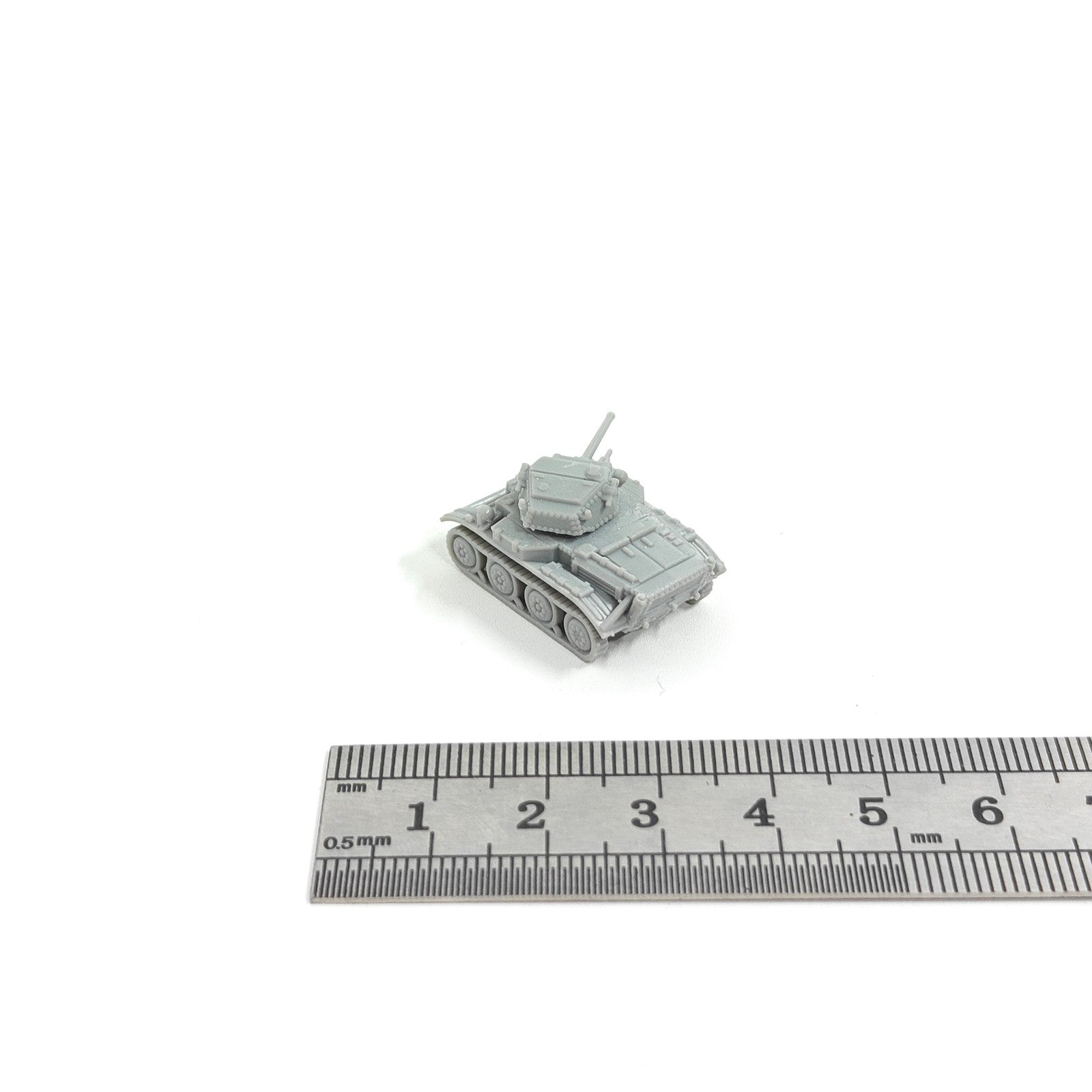 WWII UK Army A17 Tetrarch Tank,3D Printed,1/144 Scale Mini Tank Model,Resin