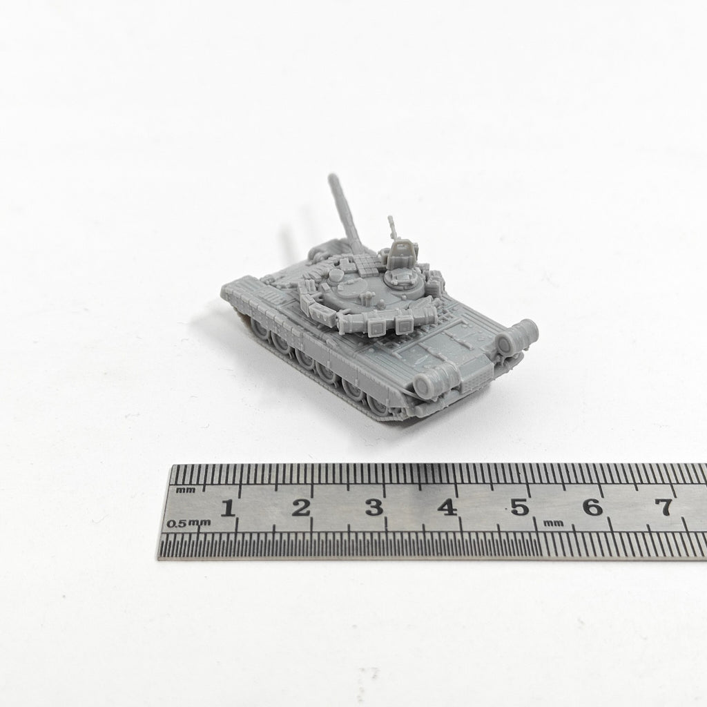 Soviet T-80BV Main Battle Tank,3D Printed,1/144 Scale Mini Tank Model,Resin