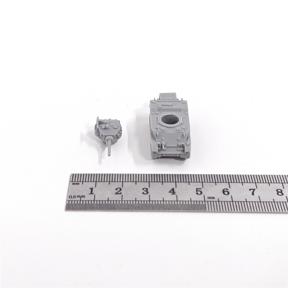U.S. Army M5A1 Stuart Tank, 3D Printed ,1/144 Scale Mini Tank Model,Resin
