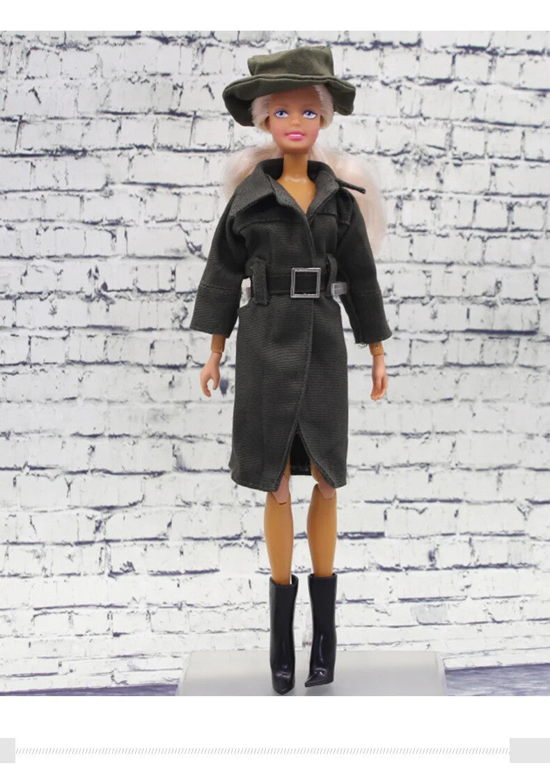 1/6 Scale Overcoat Mini Coat Dolls Accessories Model for 12'' Action Figure
