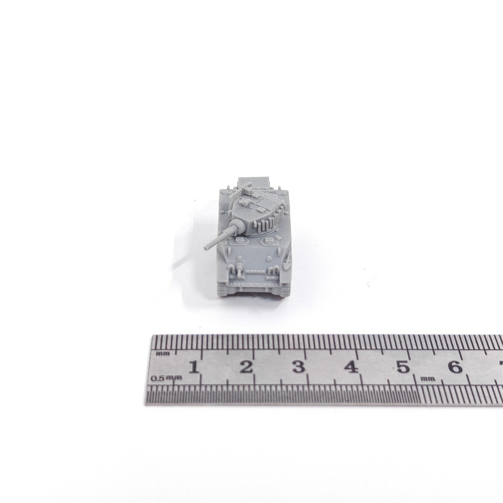 U.S. Army M5A1 Stuart Tank, 3D Printed ,1/144 Scale Mini Tank Model,Resin