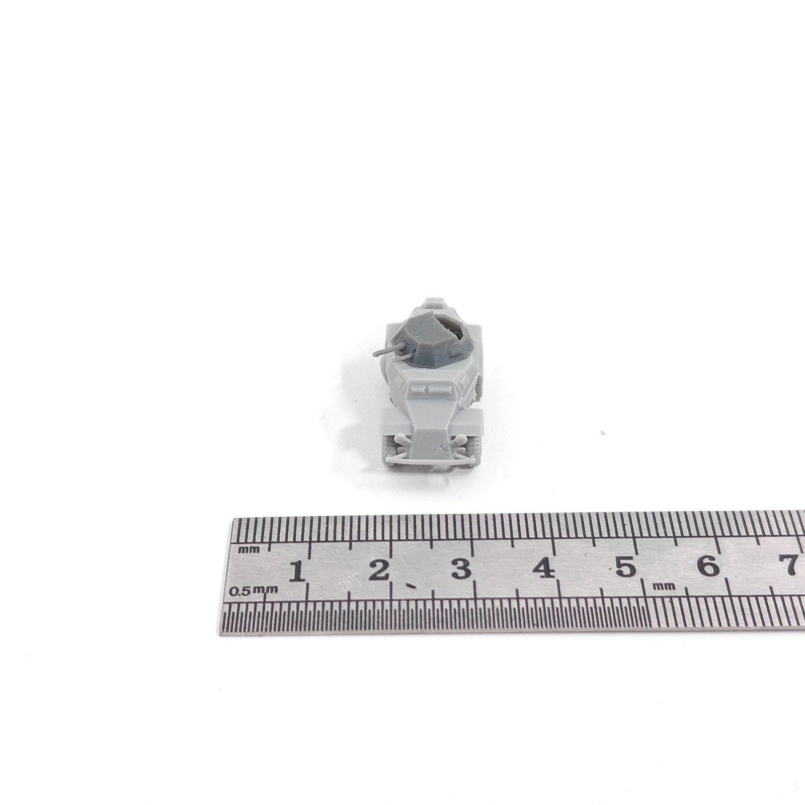 WWII German Sd.Kfz. 222  Armored Vehicle,3D Printed,1/144 Scale Mini Model,Resin