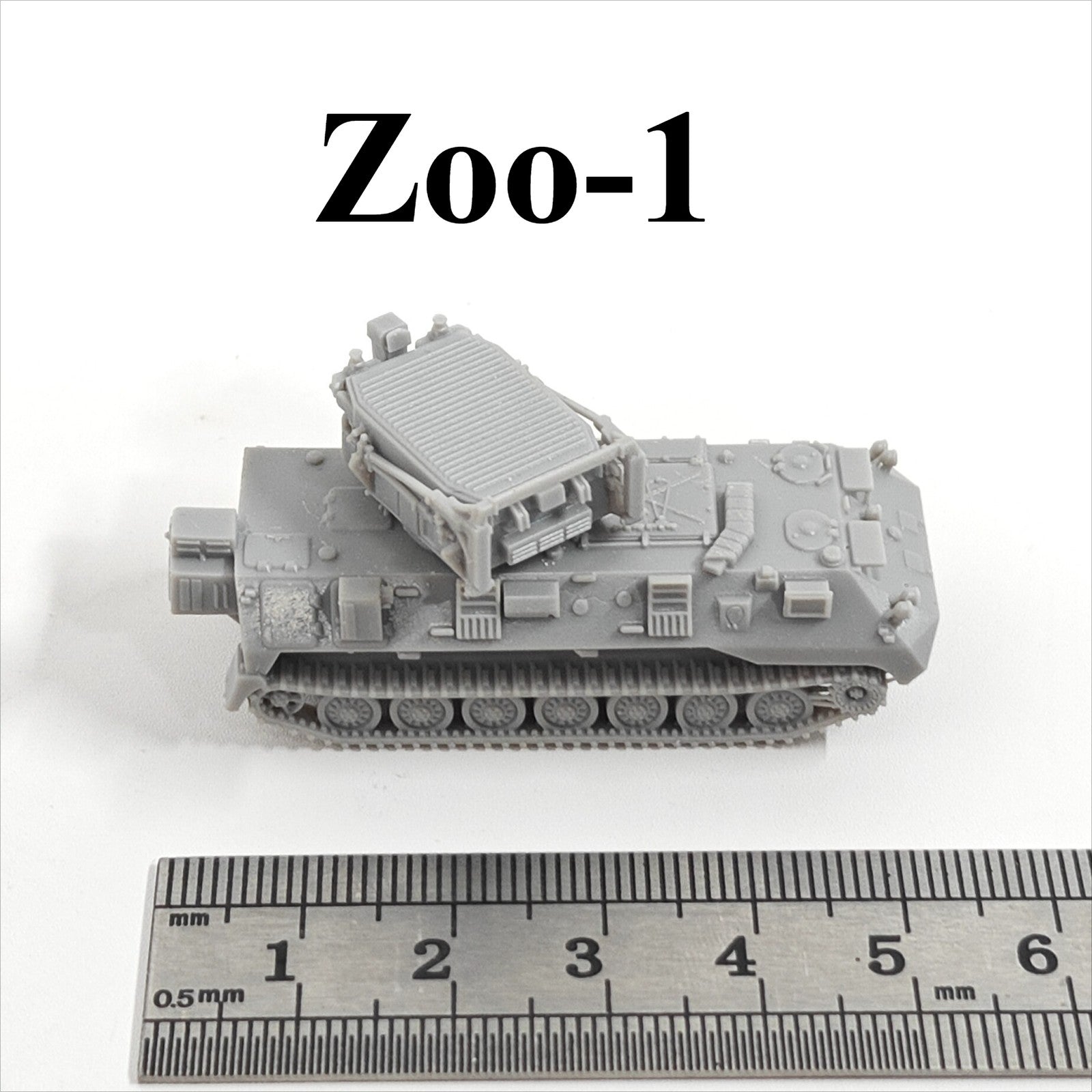 Soviet Zoo-1 Counter-Battery System,3D Printed,1/144 Scale Mini Tank Model,Resin