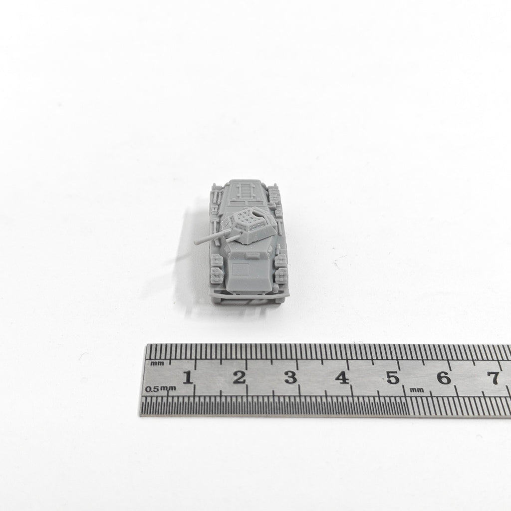 WWII German Sd.Kfz. 234/1 ARV,3D Printed,1/144 Scale Mini Tank Model,Resin