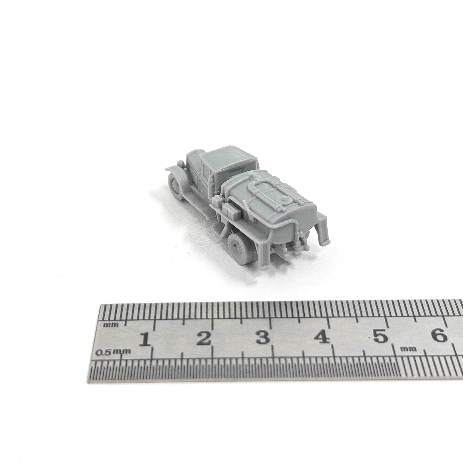 WWII Soviet ZIS-5-BZ Tanker Truck,3D Printed,1/144 Scale Mini Tank Model,Resin