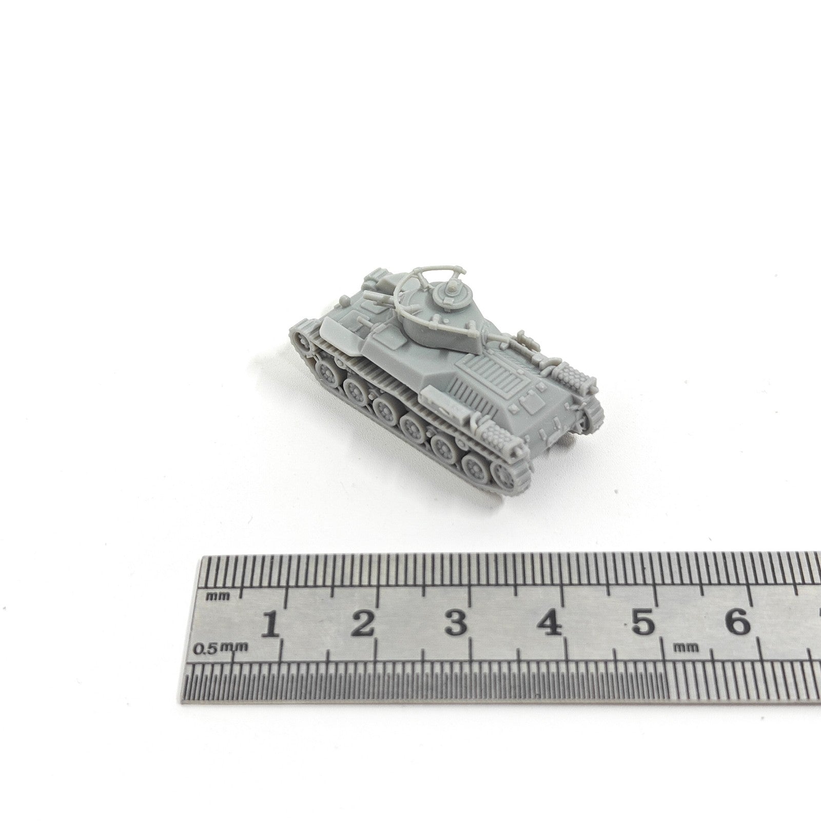 Japanese Type 97 Medium Tank,3D Printed,1/144 Scale Mini Tank Model,Resin