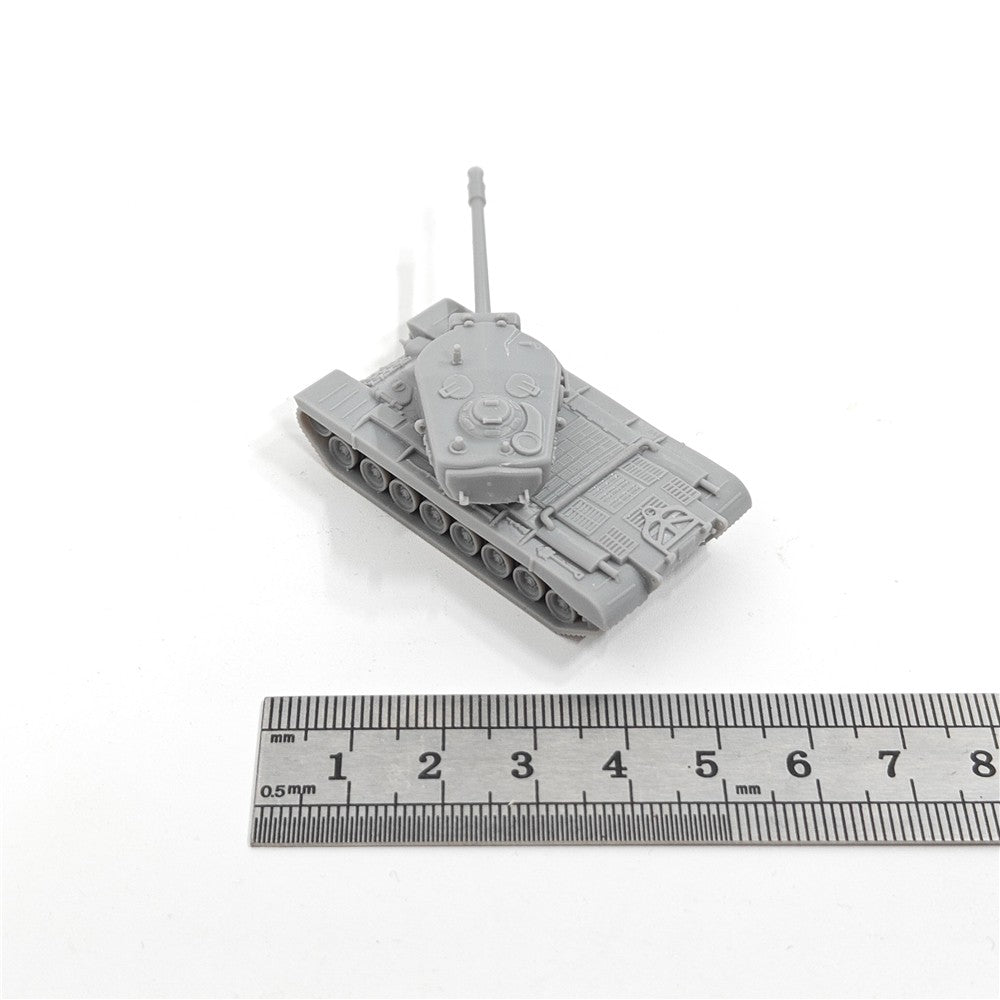 WWII US Army T34 Heavy Tank,3D Printed,1/144 Scale Mini Tank Model,Resin
