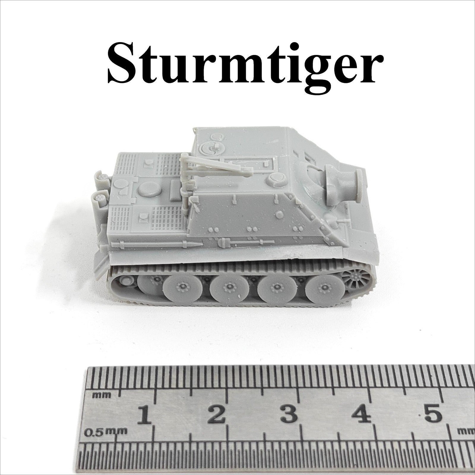 WWII German Sturmtiger SPG,3D Printed,1/144 Tank Model,Resin