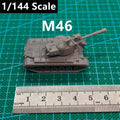 US Army M46 Patton Tank, 3D Printed ,1/144 Scale Mini Tank Model,Resin