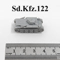 German Panzerkampfwagen II (Flamm) Ausf.E Tank,3D Printed,1/144 Mini Model,Resin