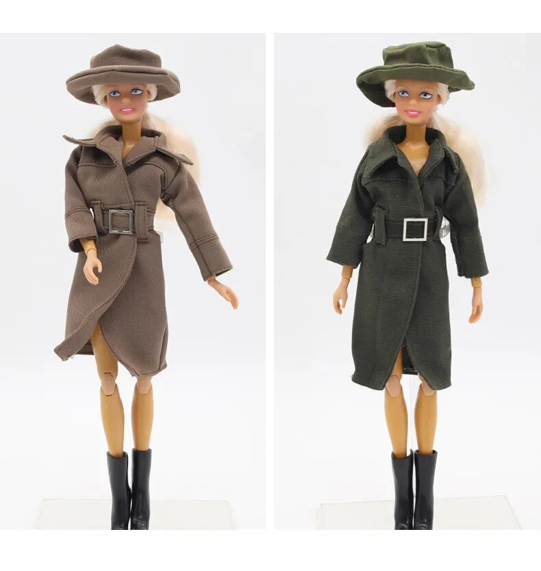 1/6 Scale Overcoat Mini Coat Dolls Accessories Model for 12'' Action Figure