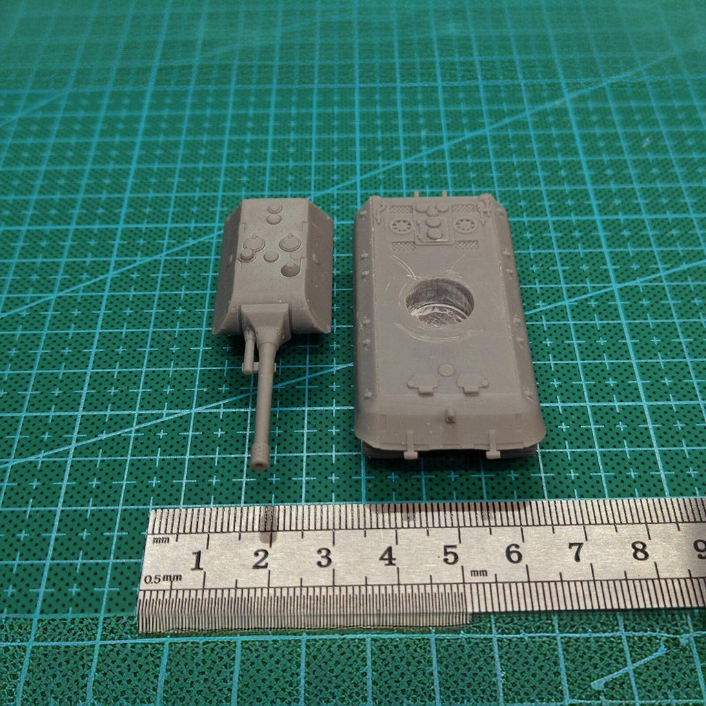 WWII German E-100 Super Heavy Tank,3D Printed,1/144 Scale Mini Tank Model,Resin