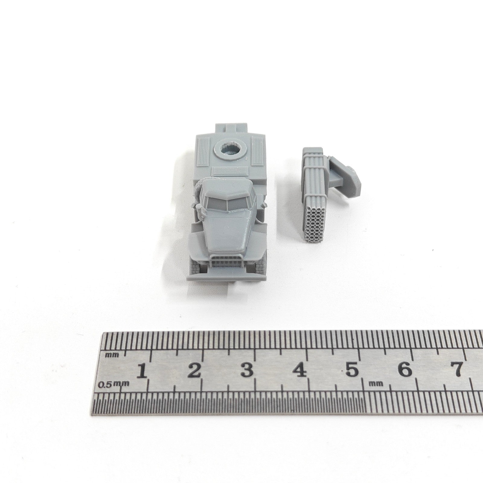 Soviet BM-21 Rocket Artillery,3D Printed,1/144 Scale Mini Tank Model,Resin