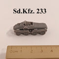 WWII German Sd.Kfz. 233  Armored Vehicle,3D Printed,1/144 Scale Mini Model,Resin