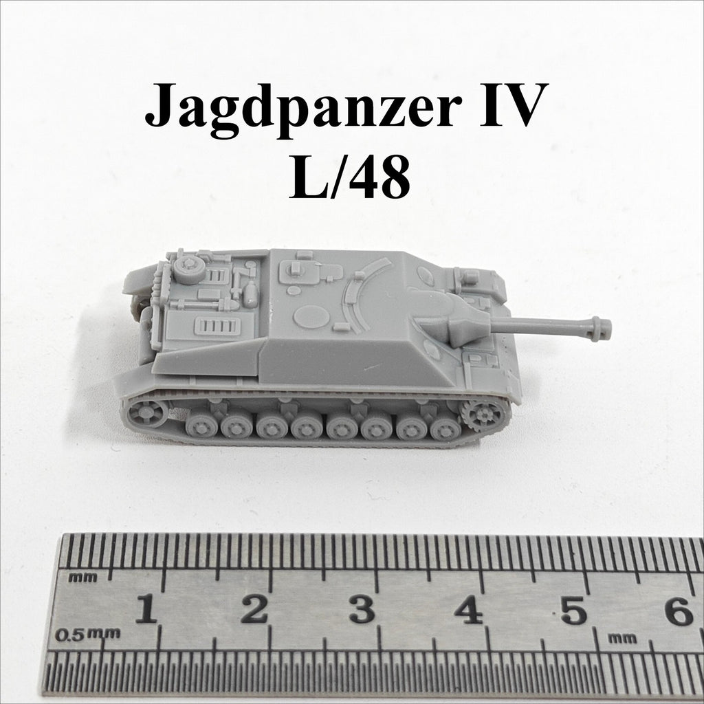 WWII German Jagdpanzer IV L/48 Tank Destroyer,3D Printed,1/144 Tank Model,Resin