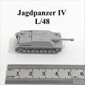 WWII German Jagdpanzer IV L/48 Tank Destroyer,3D Printed,1/144 Tank Model,Resin