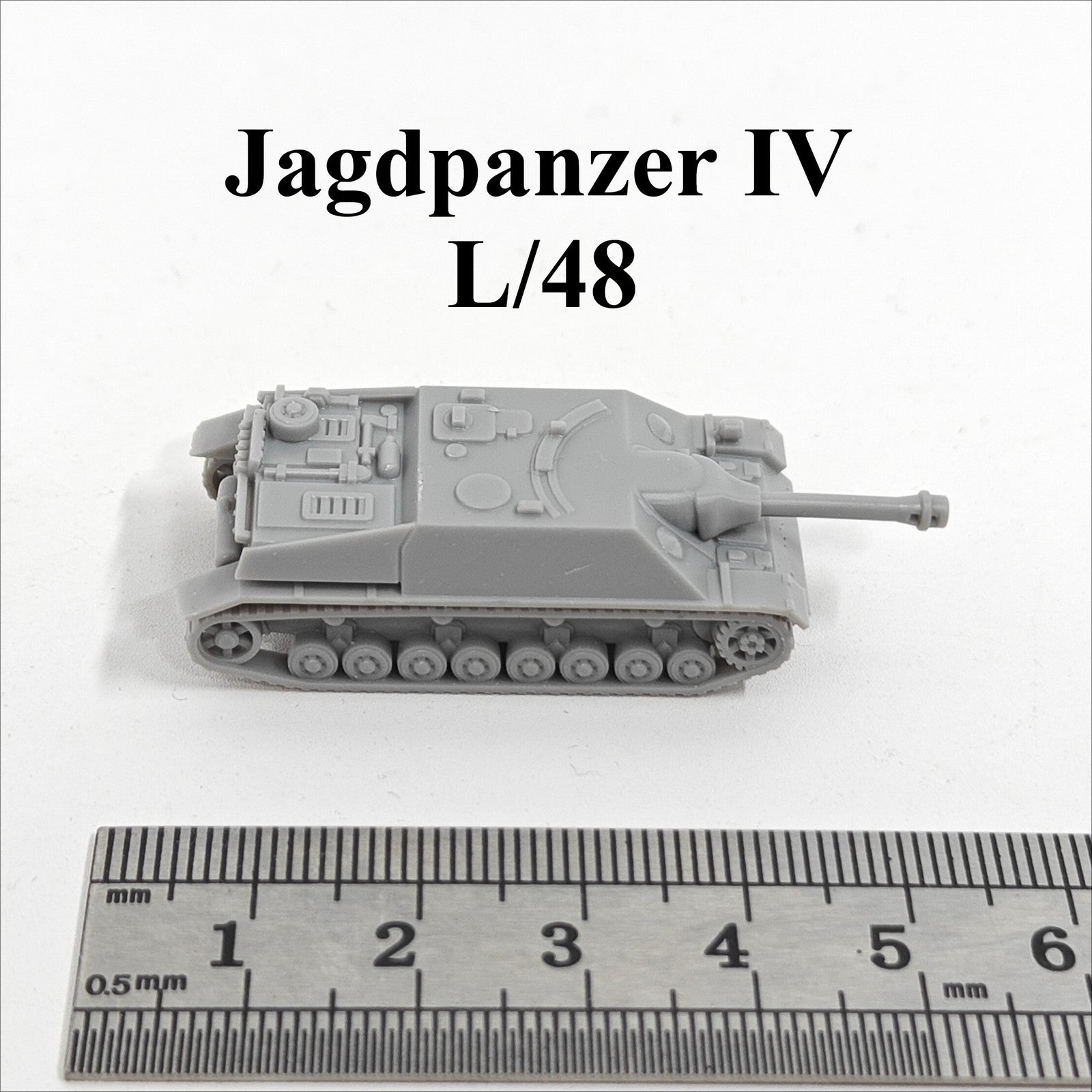WWII German Jagdpanzer IV L/48 Tank Destroyer,3D Printed,1/144 Tank Model,Resin