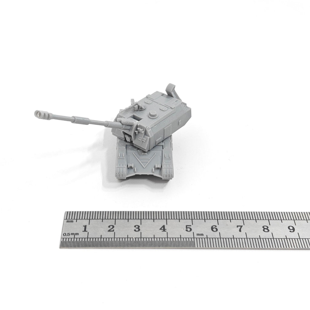 Russia 2S19 Msta-S Howitzer,3D Printed,1/144 Scale Mini Tank Model,Resin