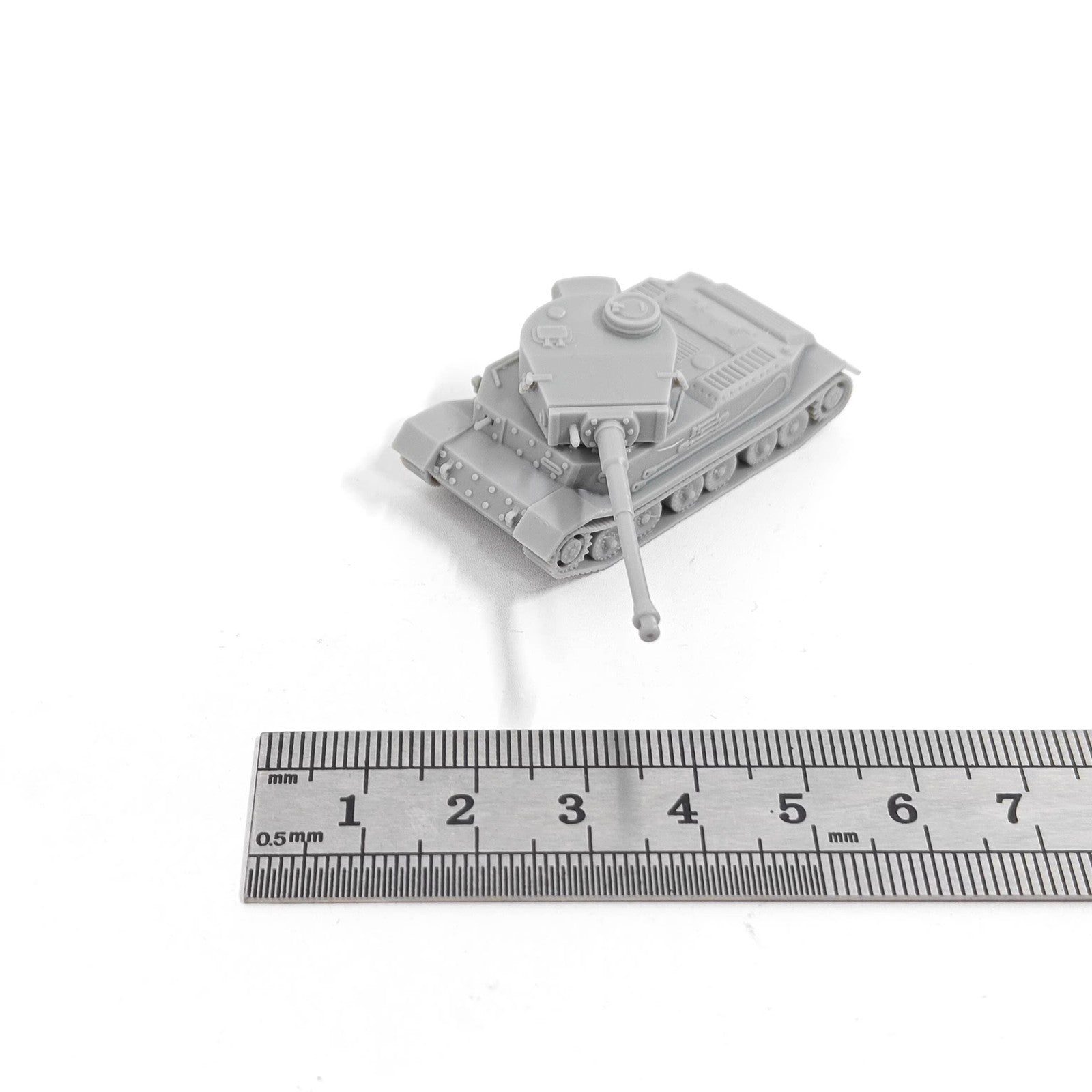 WWII German Tiger P Heavy Tank,3D Printed,1/144 Mini Tank Model,Resin