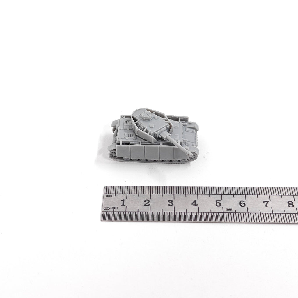 German Panzer IV ausf H Tank,3D Printed,1/144 Scale Mini Tank Model,Resin