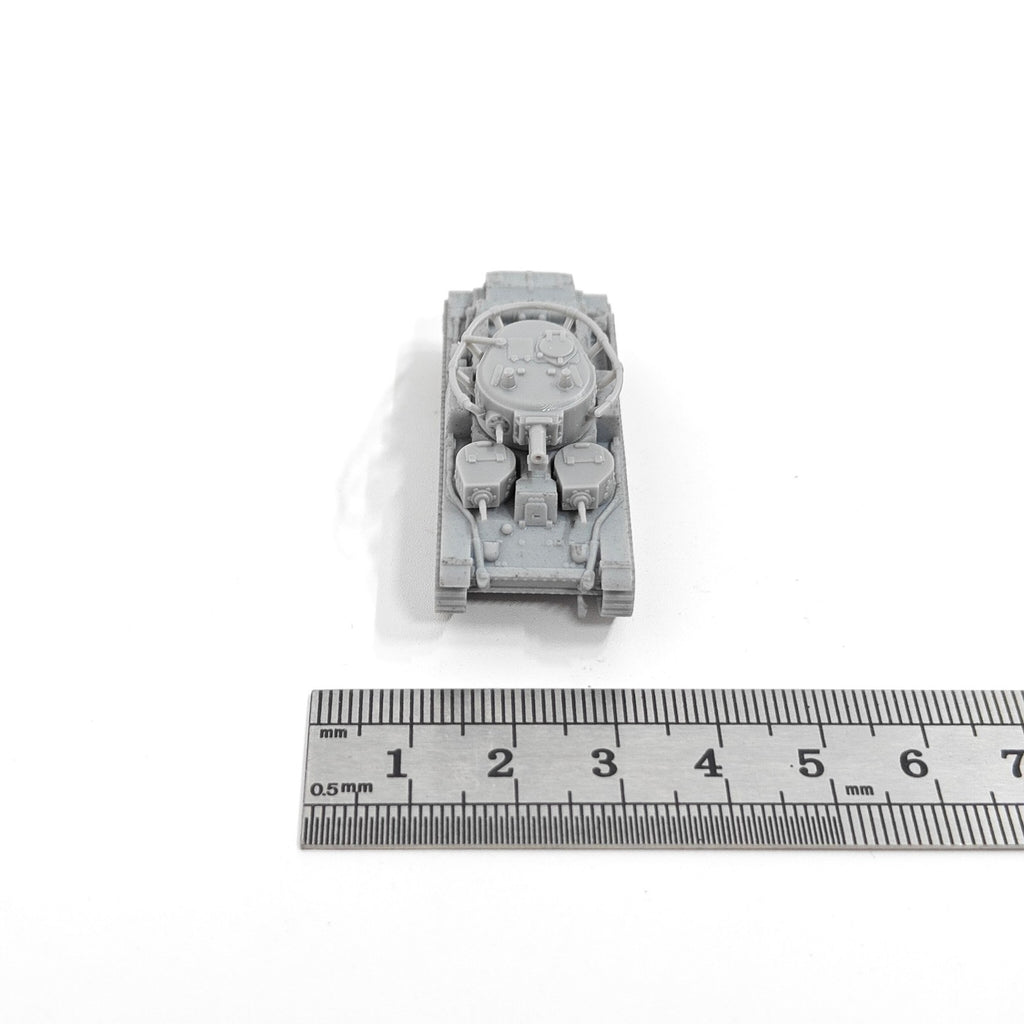 WWII Soviet T-28 Medium Tank,3D Printed,1/144 Scale Mini Tank Model,Resin