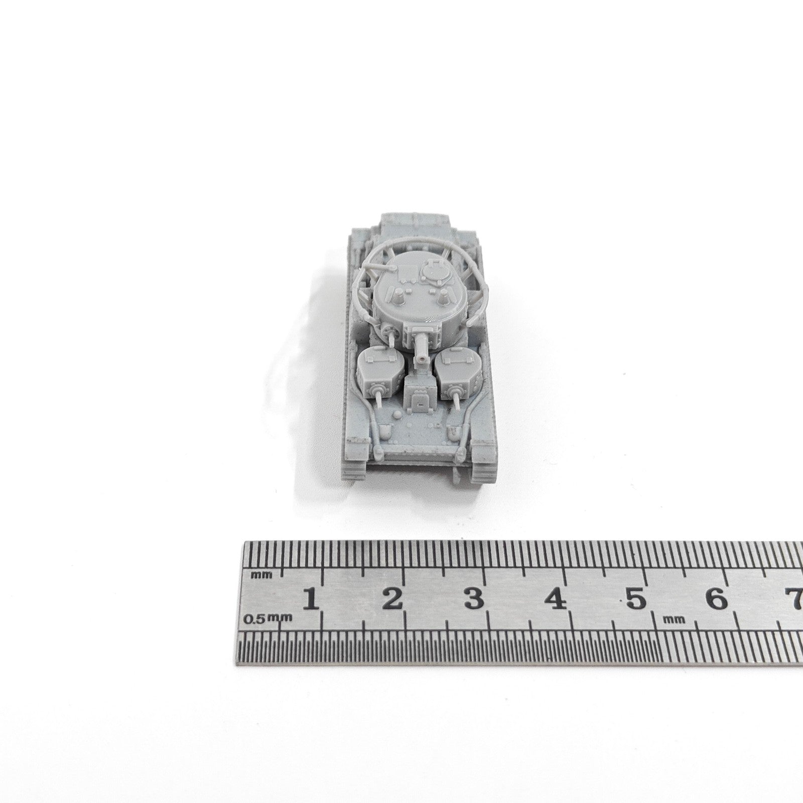 WWII Soviet T-28 Medium Tank,3D Printed,1/144 Scale Mini Tank Model,Resin