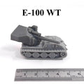 German E-100 WT Tank Destroyer,3D Printed,1/144 Scale Mini Tank Model,Resin