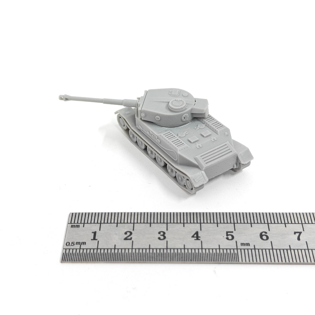 WWII German VK 45.01 (P) Heavy Tank,3D Printed,1/144 Scale Mini Tank Model,Resin
