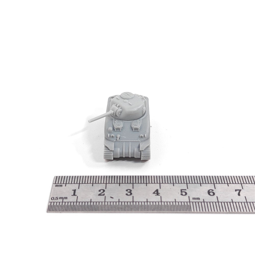 U.S. Army M4A1 Sherman Tank, 3D Printed ,1/144 Scale Mini Tank Model,Resin