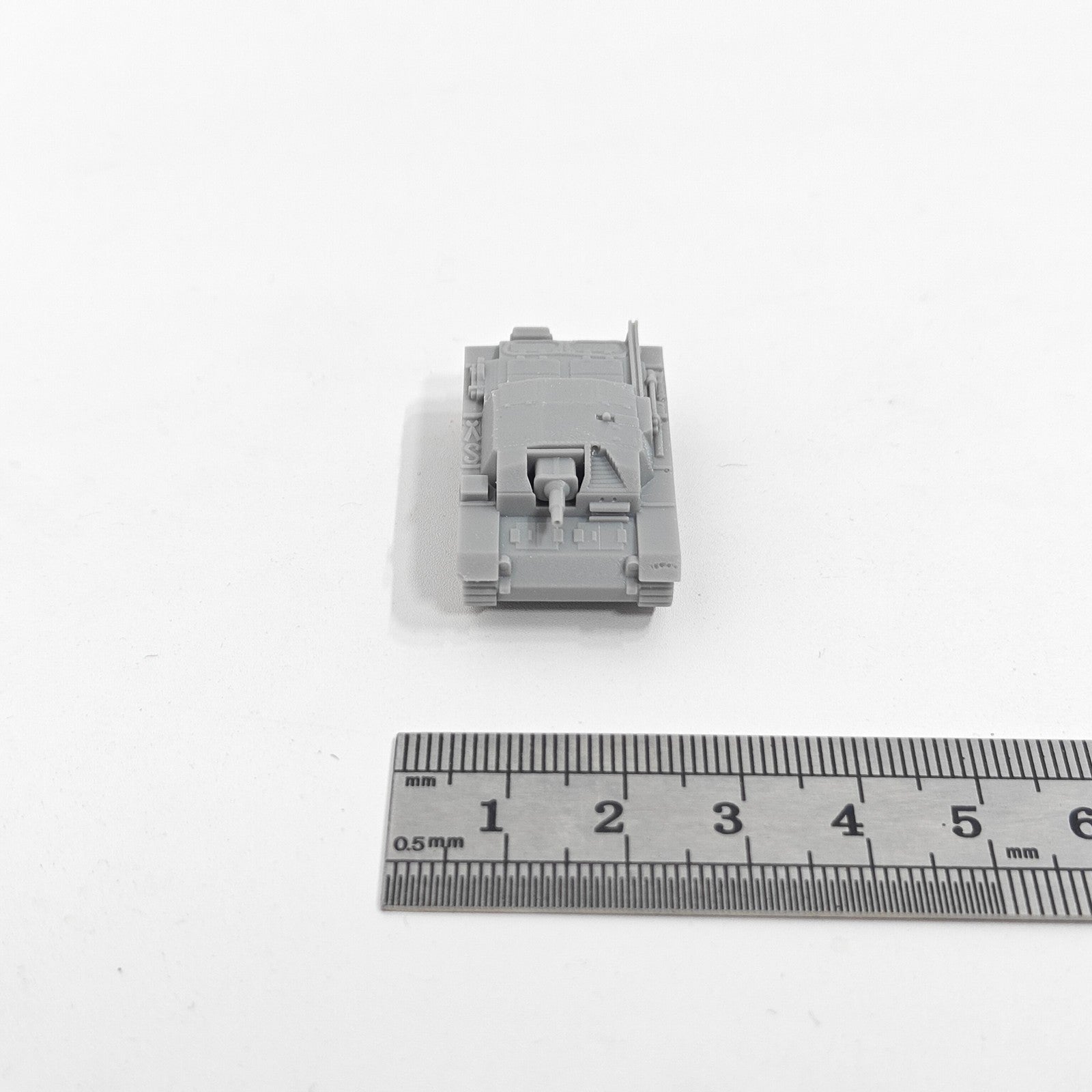 WWII German StuG III Ausf. B Tank,3D Printed,1/144 Mini Tank Model,Resin