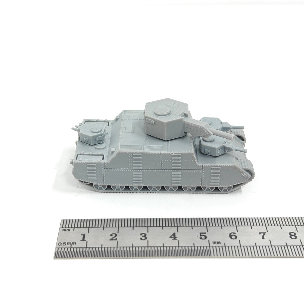 Japanese O-I Super Heavy Tank,3D Printed,1/144 Scale Mini Tank Model,Resin