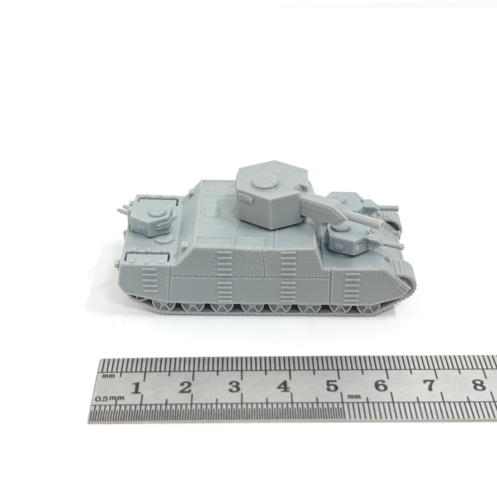 Japanese O-I Super Heavy Tank,3D Printed,1/144 Scale Mini Tank Model,Resin