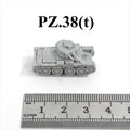 WWII German PZ.38(t) Light Tank,3D Printed,1/144 Scale Mini Tank Model,Resin